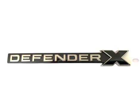 NEW ORIGINAL EMBLEM BADGE LETTERING LAND ROVER DEFENDER - X DEFENDERX L8B2-001B40-CNB