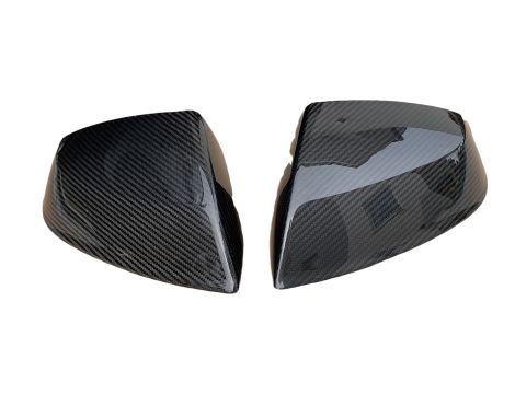 2X SIDE MIRROR CAP COVER CARBON AUDI Q5 SQ5 Q7 SQ7 4M0857528F 4M0857527F