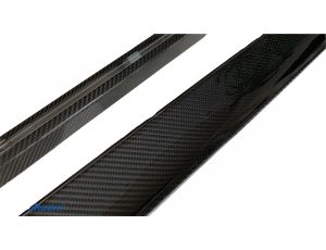 2X NEW ORIGINAL CARBON PANEL DOOR SILL TRIM OVERLAY BMW M4 G22 51772473039 24730 - image 2