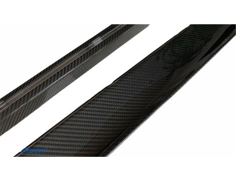 2X NEW ORIGINAL CARBON PANEL DOOR SILL TRIM OVERLAY BMW M4 G22 51772473039 24730 - 2