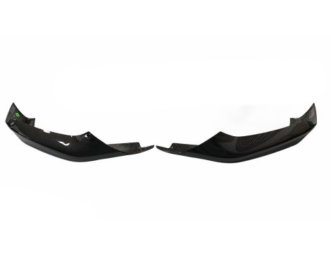 2X NEW OEM FRONT SPOILER CAP CARBON M-PERFORMANCE BMW 5 G30 G31 51192414131 51192414137 - 2