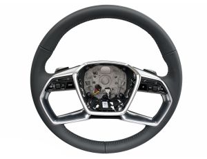 NEW ORIGINAL HEATED STEERING WHEEL DSG BLACK LEATHER MULTIFUNCTION AUDI A8 A6 A7 Q7 Q8 E-TRON 4N0419508 4KE419091A