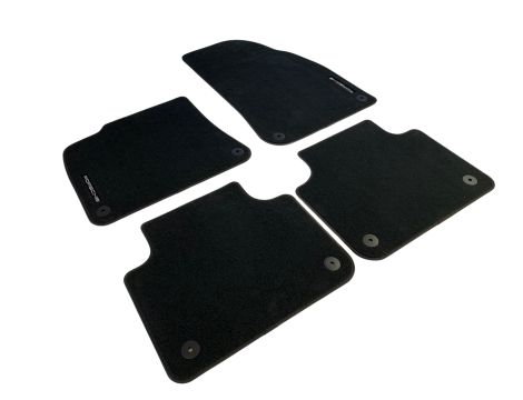 NEW ORIGINAL VELOUR FLOOR MATS SET OF 4X PIECES PORSCHE CAYENNE 9Y1863011 0S5 - 2