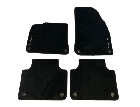 NEW ORIGINAL VELOUR FLOOR MATS SET OF 4X PIECES PORSCHE CAYENNE 9Y1863011 0S5 - 3