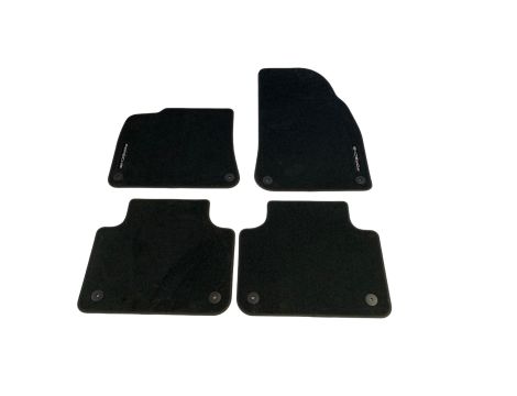 NEW ORIGINAL VELOUR FLOOR MATS SET OF 4X PIECES PORSCHE CAYENNE 9Y1863011 0S5 - 4