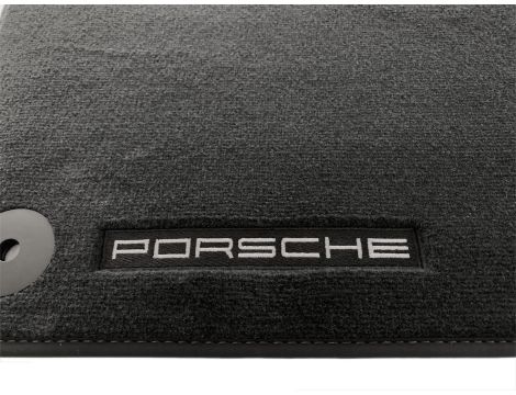 NEW ORIGINAL VELOUR FLOOR MATS SET OF 4X PIECES PORSCHE CAYENNE 9Y1863011 0S5 - 5