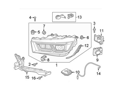 2X NEW OE L+R MODULE LED DAYTIME RUNNING LIGHT TURN SIGNAL TO FULL LED AUDI Q5 80A 80A998474B + 80A998473B - 5