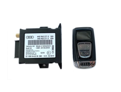 OE REMOTE CONTROL + MODULE PARKING HEATER CONTROLLER WEBASTO AUDI A3 A6 A7 A8 Q5 Q7 Q8 4H0963271E 4H0963511C