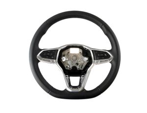 NEW OE. DSG STEERING WHEEL BLACK LEATHER VW PASSAT B8 T-CROSS 2GM419089T