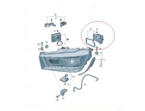 OE LED MODULE DAYLIGHT DIRECTIONAL LIGHT FOR MATRIX LEFT SIDE AUDI Q5 80A 80A998473C - image 2