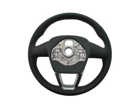 NEW OE STEERING WHEEL BLACK LEATHER MULTIFUNCTION AUDI Q3 83A419091H - 2