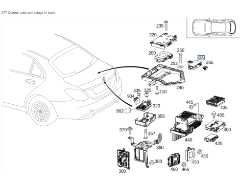 NEW OE MODULE CONTROLLER TYRE PRESSURE SENSOR RDC SENSOR MERCEDES B-CLASS W246 C-CLASS W205 CLA W117 S-CLASS W222 A0009006907 - 3