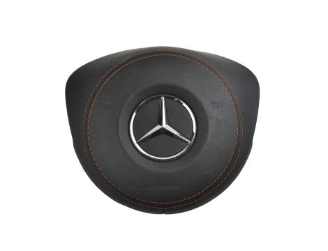 OEM AIRBAG STEERING WHEEL BLACK LEATHER MERCEDES W205 AMG