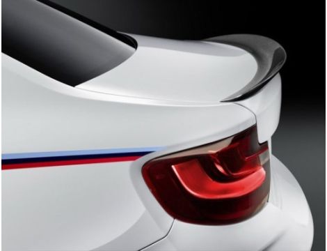 NEW OE CARBON SPOILER REAR BUMPER OVERLAY M-PERFORMANCE AILERON BMW M2 F87 51622331541 - 4