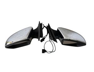 2X NEW OE MIRRORS MIRROR COMPLETE CHROME VW UP SEAT MII SKODA CITYGO 2011- 1S1857502AM 1S1857502AM - image 2