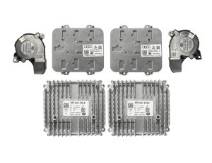 NEW OE KIT MATRIX AUDI A7 / RS7 LED FAN MODULE 7PP941472K + 8V0907463A , 9MN011184-04 + 4H0941329A