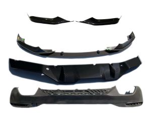 NEW OE CARBON COMPLETE SET BUMPER OVERLAY DIFFUSER REAR SPOILER + FRONT SPOILER BMW 5 G30 51112414135