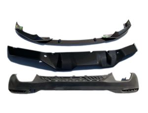 NEW OE CARBON COMPLETE SET BUMPER OVERLAY DIFFUSER REAR SPOILER + FRONT SPOILER BMW 5 G30 51112414135 - image 2