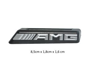 NEW AMG LOGO BADGE FRONT DUMMY EMBLEM MERCEDES W205 C63 W212 W117 C117 CLA45 A45 HAJP0243