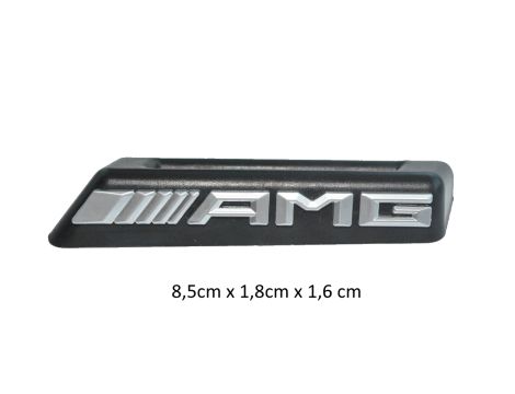 NEW AMG LOGO BADGE FRONT DUMMY EMBLEM MERCEDES W205 C63 W212 W117 C117 CLA45 A45 HAJP0243