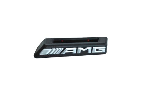 NEW AMG LOGO BADGE FRONT DUMMY EMBLEM MERCEDES W205 C63 W212 W117 C117 CLA45 A45 HAJP0243 - 4