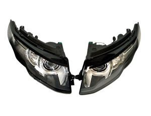 2X NEW ORIGINAL BIXENON XENON HEADLIGHTS LED LAMPS COMPLETE RANGE ROVER EVOQUE BJ32-13W030E BJ32-13W029E - image 2