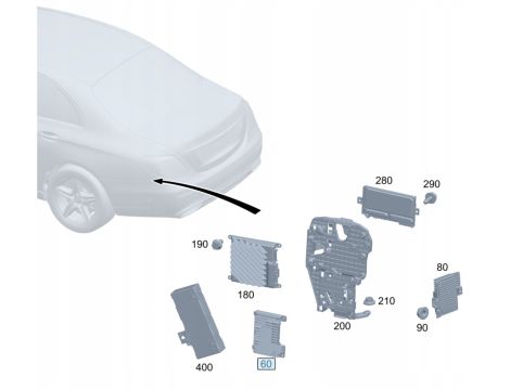 NEW OE CONTROL MODULE RADAR DISTRONIC PLUS MERCEDES C W206 S W223 W254 GLC W295 W296 W297 EQE EQS A2239008631 - 4