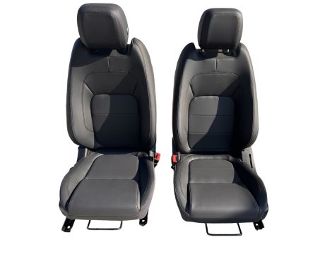 2X NEW OEM FRONT SEATS VENTILATED BLACK LEATHER JAGUAR I-PACE X590 J9D3-14B719 - 3