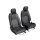 2X NEW OEM FRONT SEATS VENTILATED BLACK LEATHER JAGUAR I-PACE X590 J9D3-14B719